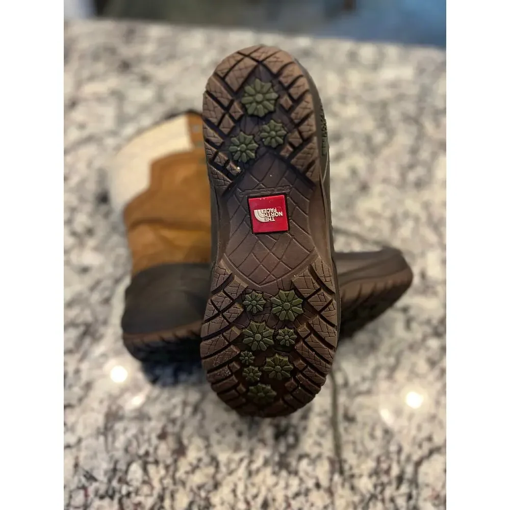 The North Face Shellista II Mid women brown winter snow boots size 9.5